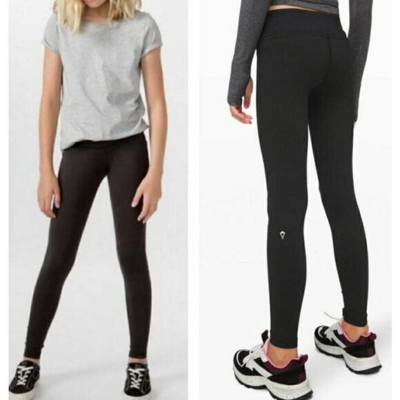 IVIVVA BY LULULEMON Rhythmic Tight 'Reversible' In Black Size 14 - Picture 1 of 9